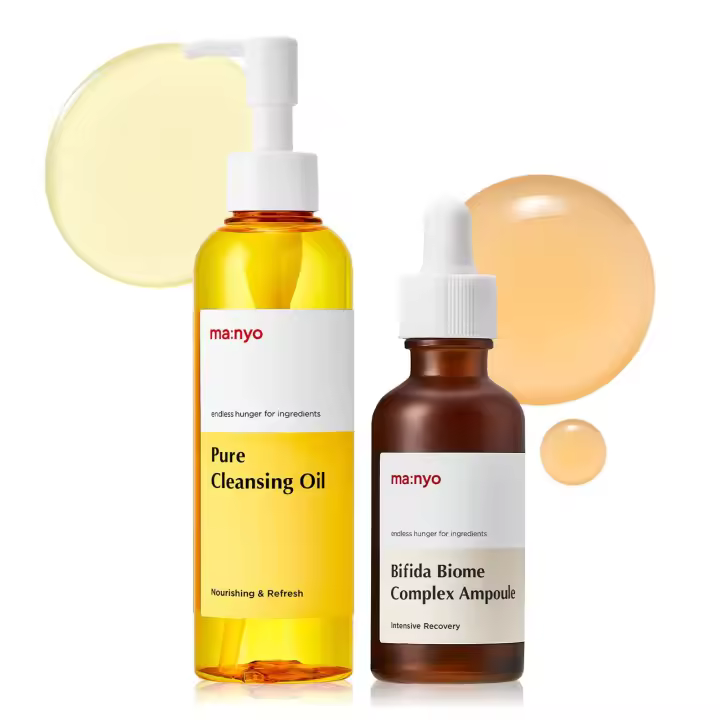 ma:nyo Aceite de limpieza puro 6.7 + Ampolla de complejo Bifida Biome 1.7 fl oz - 1