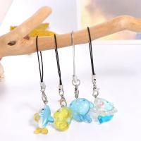 Cordón de cadena para teléfono con forma de pez, llavero de criatura marina, cuerda colgante para teléfono, cadena para teléfono móvil con estrella de mar Kawaii, joyería para teléfono - details 0