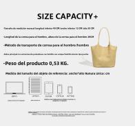Bolso de mano de gran capacidad para mujer, nuevo bolso de hombro casual versátil, bolso tejido de alta gama para madre e hijo - details 1