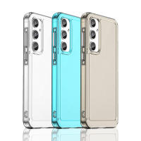 KEYSION Funda a prueba de golpes Samsung A55 5G, A35, A25, A15, A05, funda trasera de teléfono transparente de silicona suave TPU para Galaxy A05S - details 0