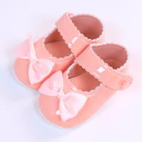 Zapatos planos transpirables con lazo elegante para bebé y niña pequeña, primer par de zapatos delanteros, moda Mary Jane - details 13