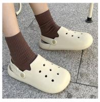 Feslishoet Mules Zapatos Parejas Zapatillas de Verano Sandalias Slides Mujer EVA Suave Antideslizante Acogedor Nube Adecuado Interior y Exterior - details 6