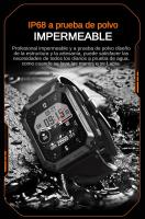 2024 Reloj Inteligente Militar para Hombre, Pantalla HD de 1,83