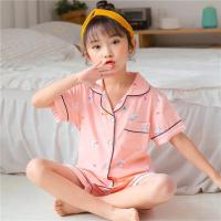 Conjuntos de pijamas de verano para niñas de manga corta para estar en casa - details 2
