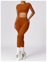 Traje de Yoga de Espalda Descubierta Deportivo para Mujeres Ropa de Fitness de Secado Rápido - details 8