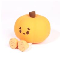 Luces LED de noche para niños, lámpara de silicona segura de calabaza, sincronización recargable por USB, decoración de cabecera, luz nocturna suave para bebés, regalo de Halloween - details 1