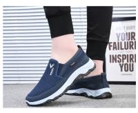 Zapatos De Lona Para Hombre Con Suela Suave Casual Transpirables Cómodos Con Mangas Slip-On Zapatillas De Tela Oxford Antideslizantes Resistentes Al Desgaste Para Primavera/Otoño - details 6