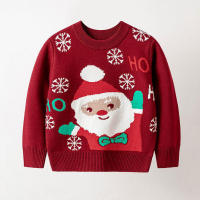 Suéter informal tejido con estampado de renos para niños y niñas, suéteres de árbol de Navidad, ropa cálida para bebés, Año Nuevo - details 1