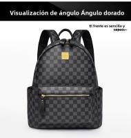 Mochila de gran capacidad para mujer, mochila pequeña versátil de cuero suave impermeable, bolsa de viaje al aire libre - details 16