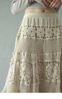 Falda de Denim de Crochet de Alta Calidad Hembra Grande, Cintura Alta, Moda Coreana de Verano - details 22