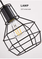 LEFAN-luz de pared Retro de estilo Industrial americano, candelabro para dormitorio, comedor y jardín, 20CM - details 15