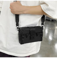 Versión coreana personalizada de estilo extranjero bolso de caja de cómic bidimensional bandolera de hombro calle unisex coreano de moda versátil - details 13