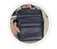 Bolsos de mensajero de moda novedosa para hombre, bolsos de cuero auténtico para hombre, bolso cruzado de marca de lujo para hombre, bolso de hombro para Mini Pad para niño - details 10