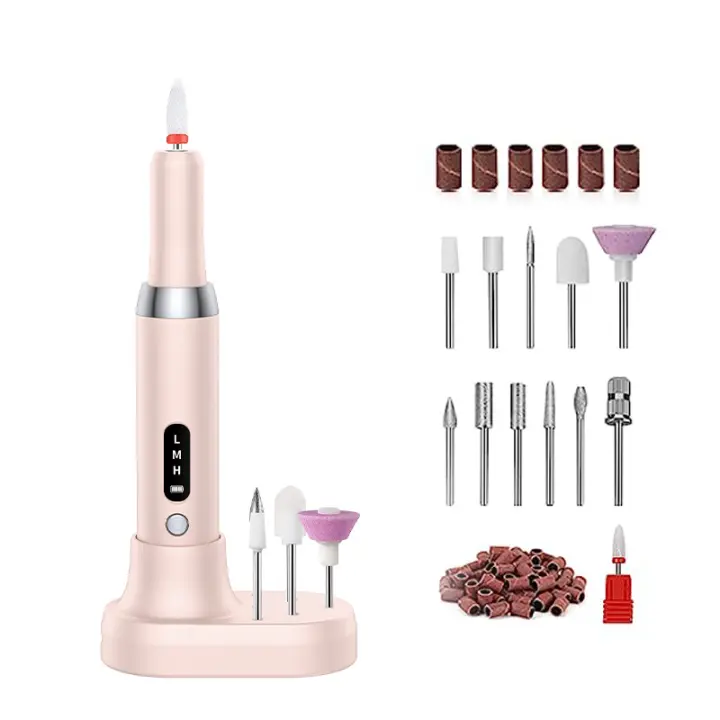 Pulidores de uñas eléctricos portátiles, juego de herramientas para uñas - 1