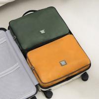 Bolsa de ropa de doble capa de gran capacidad, ahorro de espacio con cremallera, edredón, bolsa de compresión de algodón, bolsa de almacenamiento de chaqueta de plumón a prueba de polvo - details 1