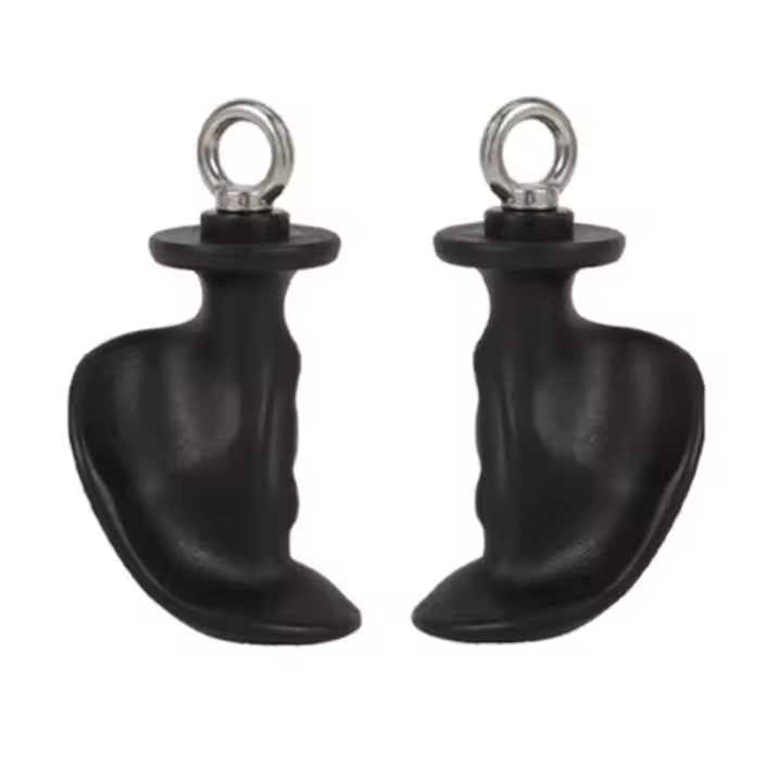 Cuerda de tracción ergonómica para ejercicios 360 °   Pórtico de entrenamiento de aislamiento, cuerda de tracción, agarre de goma, equipo de gimnasio antideslizante, cuerda de tracción para gimnasio - 1