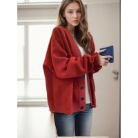 Suéter de punto con cuello en V para mujer, informal, ropa de abrigo, 2024 - details 11