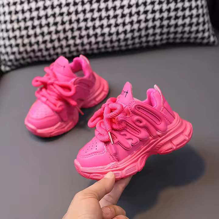 Nuevos zapatos de moda para niños, zapatos deportivos para niños, zapatos casuales de suela blanda antideslizante - 1
