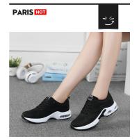 Zapatillas de deporte de moda para mujer, zapatos de tenis transpirables de malla con cojín de aire, fondo suave, para correr al aire libre - details 1