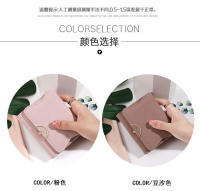Cartera pequeña para mujer, nuevo diseño de nicho, tarjetero fresco de estilo coreano para estudiante, monedero plegable, Mini - details 7