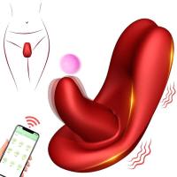 Proveedor de lengua para adultos, estimulación del clítoris, juguetes sexuales, masturbador, Vibrador, vibradores para mujeres, coño, punto G, bragas, consolador - details 5