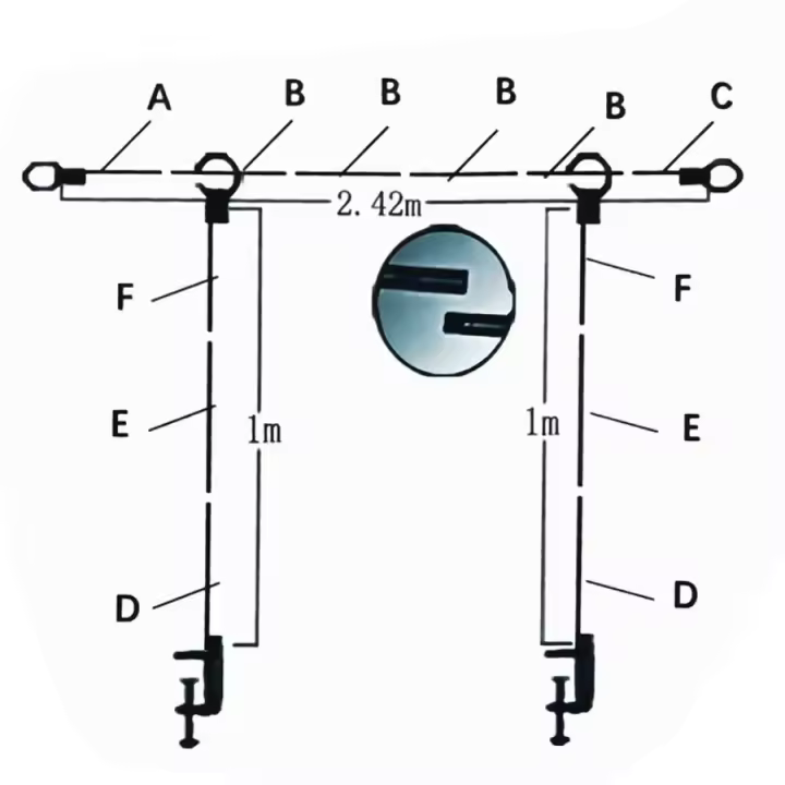 Soporte de varilla sobre la mesa con abrazaderas, marco de arco de mesa, soporte de fondo, soporte de arco de flor de globo de Metal, decoración para fiesta - 1