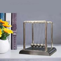 Adorno de ración de escritorio, escritorio ejecutivo, juego de juguetes de física educativa, cuna, péndulo de Metal, oficina para ciencia - details 1