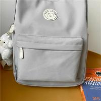 Mochila de gran capacidad para mujer, morral escolar de viaje de negocios, resistente al agua, color negro - details 22