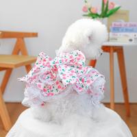 Ropa para mascotas, vestido Floral, falda de princesa para cachorros, vestido colorido para perros, vestidos encantadores para mascotas, Primavera/Verano - details 1