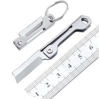 Llavero de Cuchillo Plegable de Acero Inoxidable Ideal para Acampar al Aire Libre - details 2