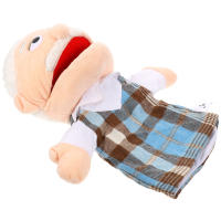 Marionetas de mano de felpa suave para miembros de la familia, estilo, abuelos, abuelo, profesores, padres - details 2