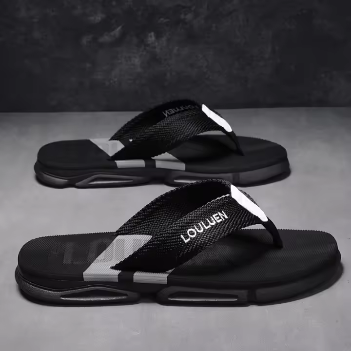 Chanclas de verano para hombres al por mayor zapatos de playa casuales al aire libre zapatillas de pellizco para hombres sandalias antideslizantes para hombres - 1