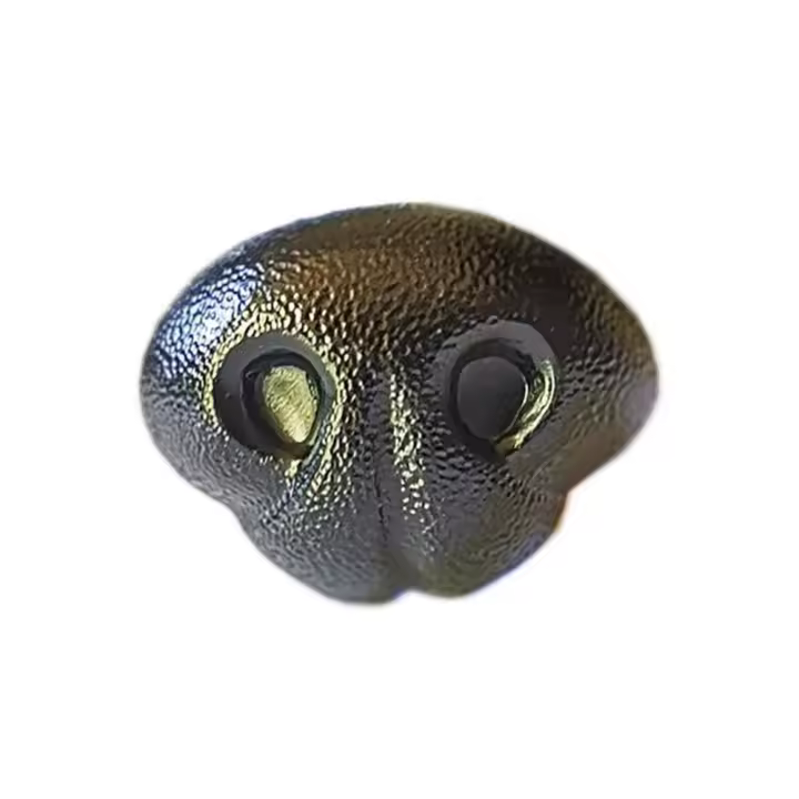 Narices de perro de plástico, narices de perro para manualidades, accesorios de bricolaje, narices negras, accesorios de bricolaje, nariz de muñeca de Animal enchufable de 15mm/18mm/21mm - 1
