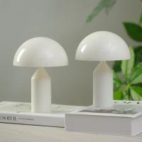 Lámpara de mesa regulable de seta, brillo ajustable, cambia de Color, minimalista, funciona con pilas, brillante, decoración de cabecera de dormitorio - details 10