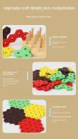 Children Wooden Puzzle Toys hand-eye coordination Thought Cell Pairing Game Kids Intelligence Development Early Educational Toys - details 10