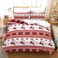 Juego de Ropa de Cama Navideña 3D Edredón, Funda de Almohada, Sábanas Juego de Tres Piezas - details 4