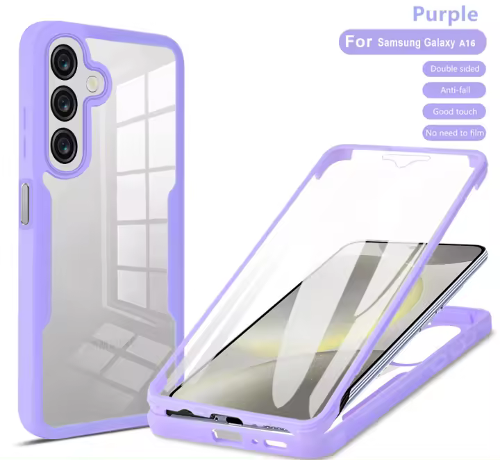 Funda de protección completa 360 para Samsung Galaxy A16, con película protectora incorporada - 1