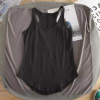Top de Tanque Irregular para Mujer Verano Cuello Redondo, Sin Mangas, Camisola Básica Suelta - details 7