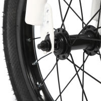 Bicicleta para niños de 14 pulgadas, bici para niños de 3 a 5 años, con ruedas de entrenamiento, cesta ajustable en altura - details 7