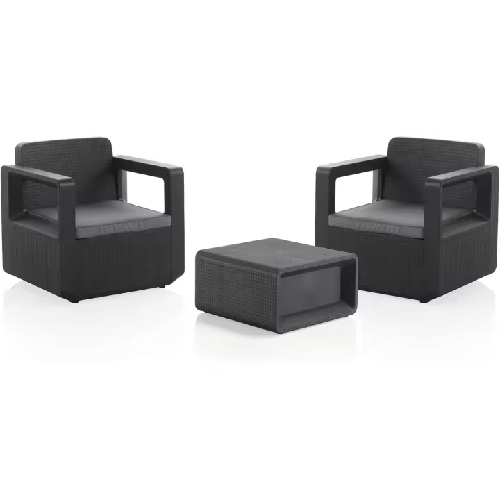 Muebles de jardín Venus Tete a Tete grafito - 1