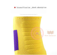 Calcetines de baloncesto profesionales, medias deportivas gruesas de élite, antideslizantes, duraderas, con fondo de toalla para monopatín - details 3
