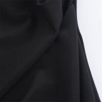 Vestido Largo Plisado Negro para Mujer, Sin Mangas, Perfecto para Hasta la Rodilla, Moda de Verano 2025 - details 5