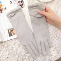 Guantes de protección solar Anti-UV para mujer, guantes finos y transpirables para montar a caballo, guantes para conducir con pantalla táctil alargada para verano al aire libre - details 9