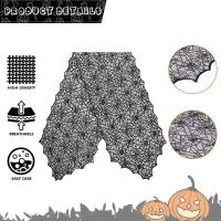 Decoración de camino, camino de mesa de tela de araña negra para mesa de cocina, decoración interior de Halloween, 1 pieza. - details 8