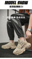 Moda Otoño Invierno nuevas de cuero corte alto suela gruesa deportes versátiles, cómodos y ligeros mecha casual para hombres - details 8