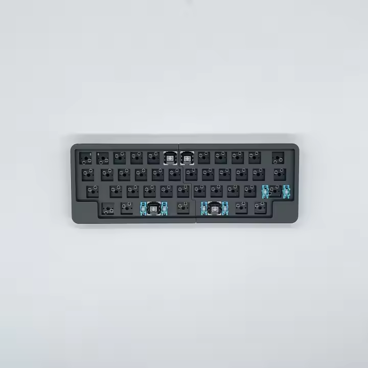 Kit de teclado dividido 40% personalizado inalámbrico 2.4G con dongle, teclado mecánico dividido de modo único, intercambiable en caliente, VIAL DIY, mini accesorios de teclado para juegos, teclado ergonómico. - 1