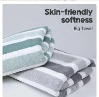 Nueva casa suave para hombres y mujeres, toallas de baño cómodas de algodón grueso absorbentes de secado rápido para ducha - details 1