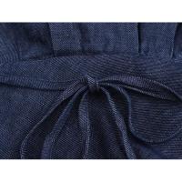 Vestido Vaquero de Estilo Europeo-Americano para Mujer Moda Sencilla con Cuello Colgante, Atado, Novedad de Verano - details 7