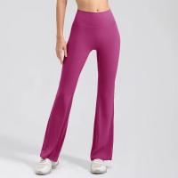 Pantalones acampanados de cintura alta de talla grande, pantalones de Yoga, pantalones cortos, mallas de entrenamiento, pantalones acampanados deportivos, pantalones deportivos para mujer - details 4