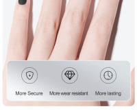 Esmalte de Uñas Clou Beaute Mate Terciopelo Top Coat Semi-permanente con Base de Goma Fuerte Sin Ácido para Gel Esmalte de Uñas Primer Gel de Flores - details 4